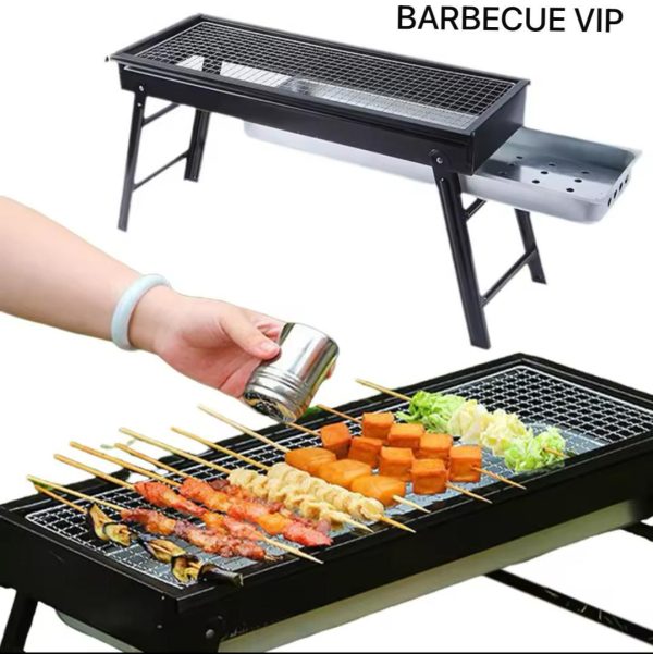 Barbecue extérieur au charbon de bois – Acier inoxydable – Image 2